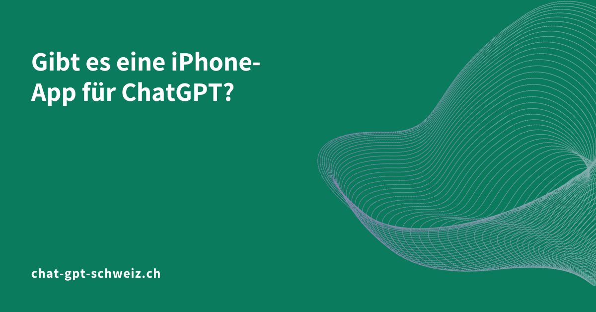 Gibt es eine iPhone-App für ChatGPT