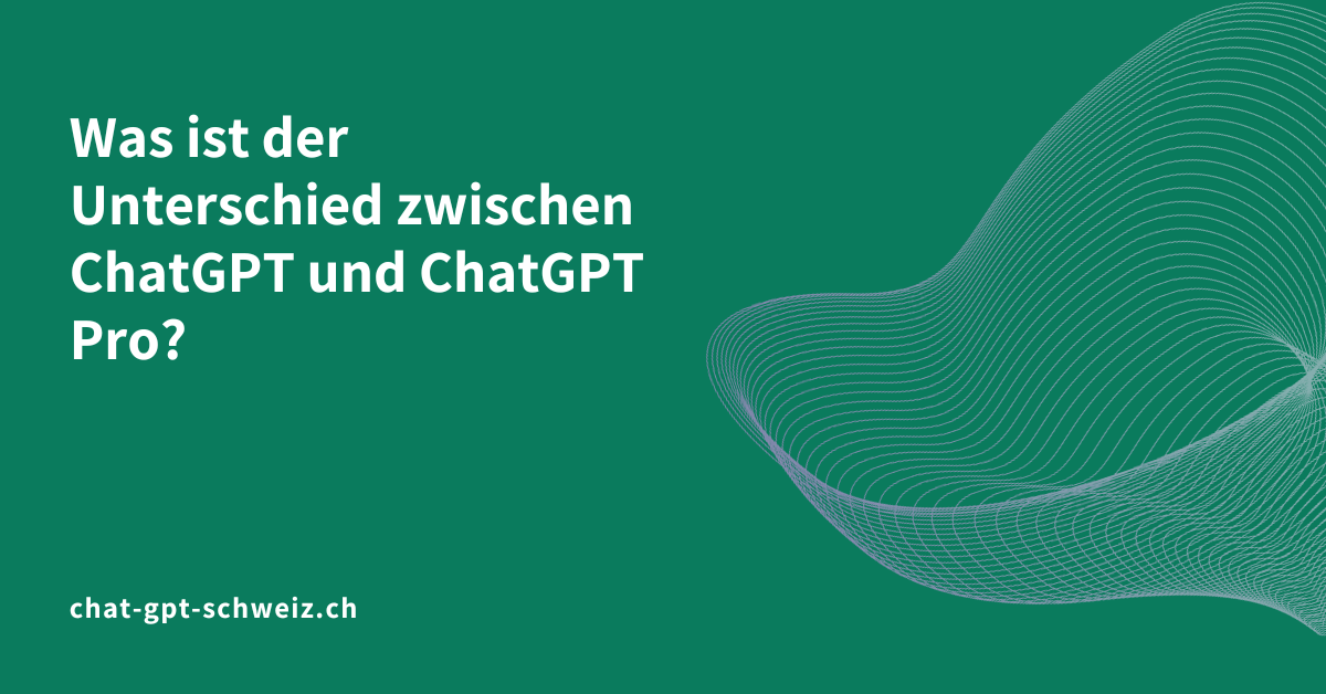 Was ist der Unterschied zwischen ChatGPT und ChatGPT Pro